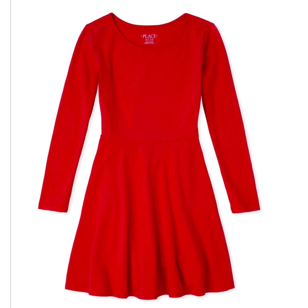 NEW with Tags. Girls Red Uniform Skaters Dress.